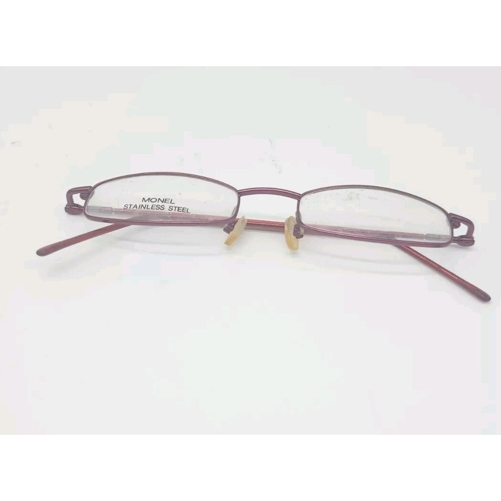 Monel Claret 47-18-140 St. Moritz Pink Rose Stainless Steel Eyeglass Frames